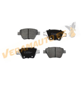 Rear Brake Pad Set for Audi A1 A3 Seat Altea | Skoda Octavia | Volkswagen Beetle Caddy Golf Jetta Touran | OEM Similar 2K5698451