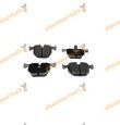 Juego de Pastillas de Freno Traseras BMW E46 E34 E39 E38 E31 X3 X5 Z4 Z8 | Land Rover Range Rover (L322) | OEM Similar 1163324 |