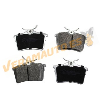 Set of Rear Brake Pads Citroen Berlingo C4 DS4 | Peugeot 207 307 308 Partner | Similar OEM 1623180680 | 4254.15 | 4254.14 | 1611