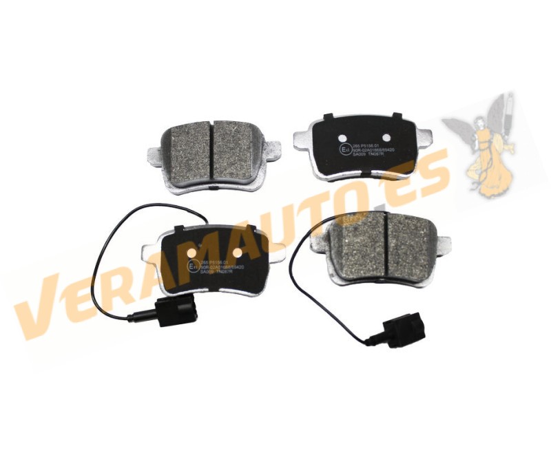 Brake Pads ABAKUS | Alfa Romeo Giulietta from 2010 to 2020 | Rear Axle | TRW Brake System | OEM 77365357