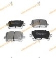 Brake Pads ABAKUS | VAG Group | Audi | SEAT | Skoda | Volkswagen | Rear Axle | TRW Brake System | OEM 1K0698451