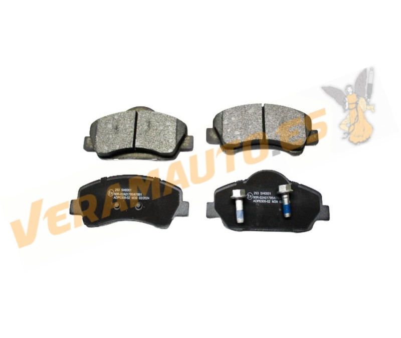 SRLine Brake Pads Citroen C-Elysee C4 Cactus | Peugeot 301 308 | Front | No Wear Indicator | OEM 1608691380