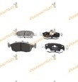 Set of Front Brake Pads Fiat 500 Panda | Lacia Ypsilon | ATE Brake System | Similar OEM  77365927 | 77365945 | 77366212 | 773662