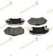Front Brake Pad Set Jeep Cherokee Compass Wrangler | Fiat Freemont | Chrysler Grand Voyager | Dodge Nitro | Volkswagen Routan | 