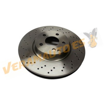 Kit 2 Discos de Freno ABAKUS | Eje Delantero | Mercedes Clase S W221 de 2005 a 2013 | OEM 2214210612