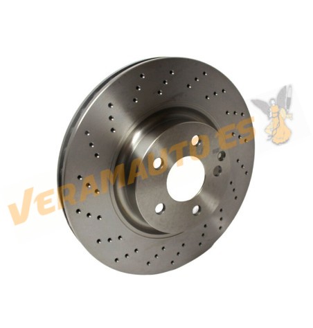 2-Piece Brake Disc Kit ABAKUS | Front Axle | Mercedes S-Class W221 from 2005 to 2013 | OEM 2214210612