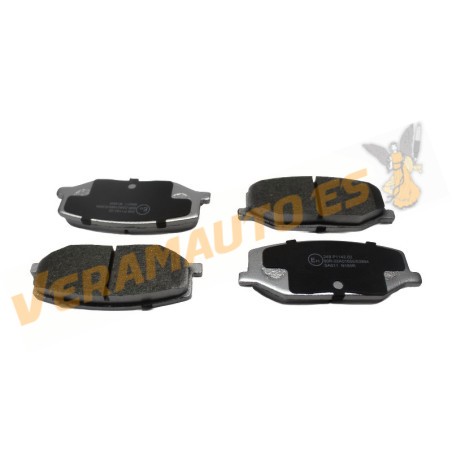 Brake Pad Set ABAKUS | Suzuki Samurai Jimny | Front Axle | Not Prepared Wear Indicator | Sumitomo Brake System | OEM 5520070AA00