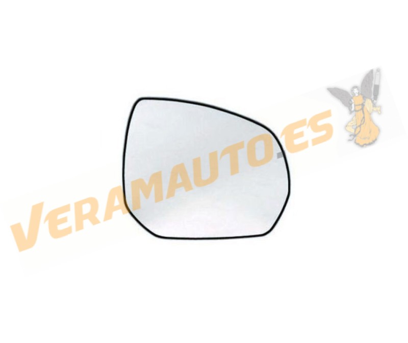 Rearview Mirror Glass | Citroen C3 C4 Picasso | PEUGEOT 3008 5008 | Front Right | Heated or Thermal | Chrome Glass | OEM 8151JT