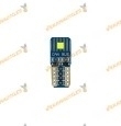 Lámpara Led Canbus T10 W5W | Led Chip 2SMD FLS35 de alto brillo | Luz blanca 6000K | Con Canbus