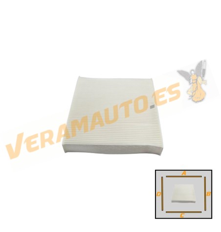 Filtro Habitáculo SRLine Ford Focus C-Max | Focus I | II | Volvo C30 | C70 | S40 | V50 | Similar OE 8687389 | 30780376