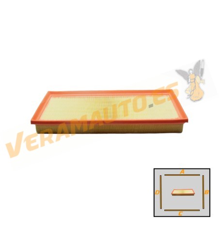 SRLine Air Filter Citroen | DS | Fiat | Opel | Peugeot | Toyota | 1.2 | OEM Similar 3639109 | 9805552080 | SU001-A9385 | 9678335