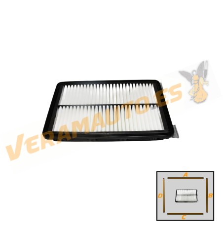 Filtro de Aire SRLine Hyundai Tucson (TL) | Kia Sportage IV (QL) de 2015 a 2022 | OEM Similar 28113-D3100