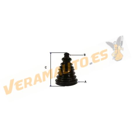 Universal CV Joint Boot | Driveshaft Boot Repair Kit | With Grease | With Clamps