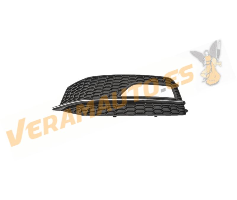 Rejilla Paragolpes Audi A4 2011 a 2015 Delantera Izquierda | Modelo S-Line Con Hueco Antiniebla | Moldura Cromada | 8K0807681N