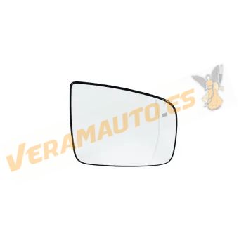 Rearview Mirror Glass for Mercedes Vito | Viano (W639) from 2010 to 2014 | Right | Aspherical | Chrome | Similar OE A0028114233