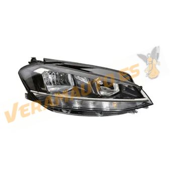 Headlight Volkswagen Golf VII from 2017 to 2020 | Right | Lamp Type LED + H7 + H9 + WY21W | OEM 5G1941006D