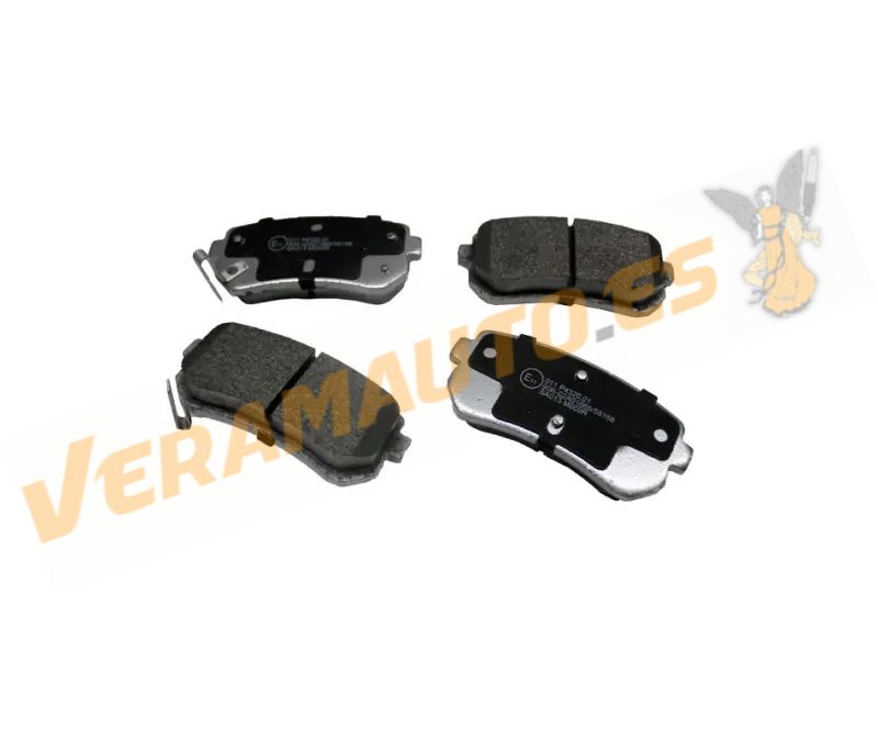LORO Brake Pads Rear Axle | MANDO Brake System | Hyundai | KIA | With acoustic wear indicator 583021HA00