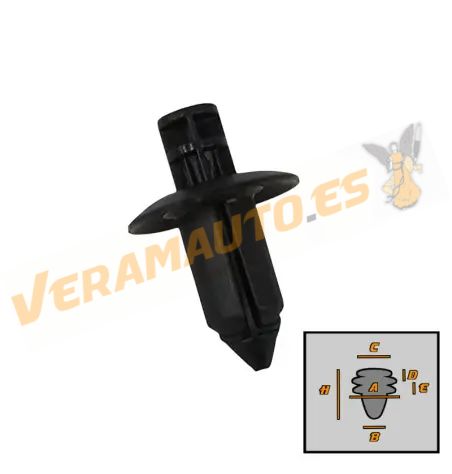 Set of 10 Clips | Toyota | Lexus | Volvo | Suzuki | Moldings | OEM Similar to 9046708180