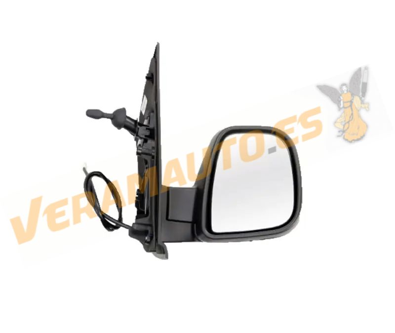Mirror for Citroen Jumpy | Opel Zafira | Peugeot Expert | Toyota Proace (K0) | Right | Mechanical | Sensor | Black | 98087008XT
