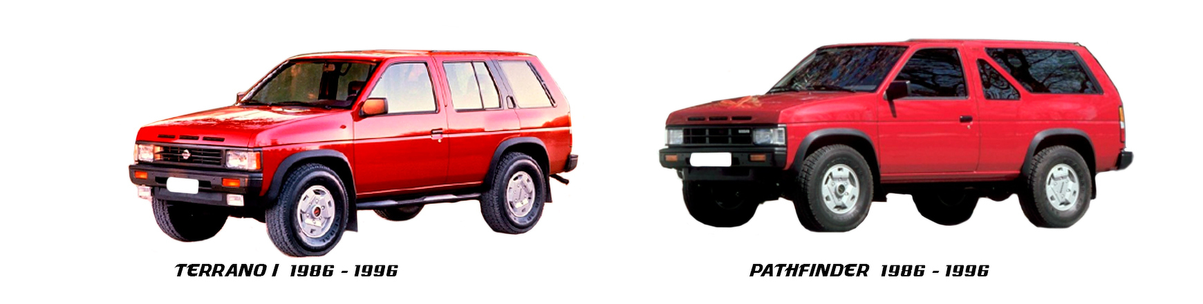 Recambios de Nissan Terrano de 1986 a 1997 al mejor precio y con envío