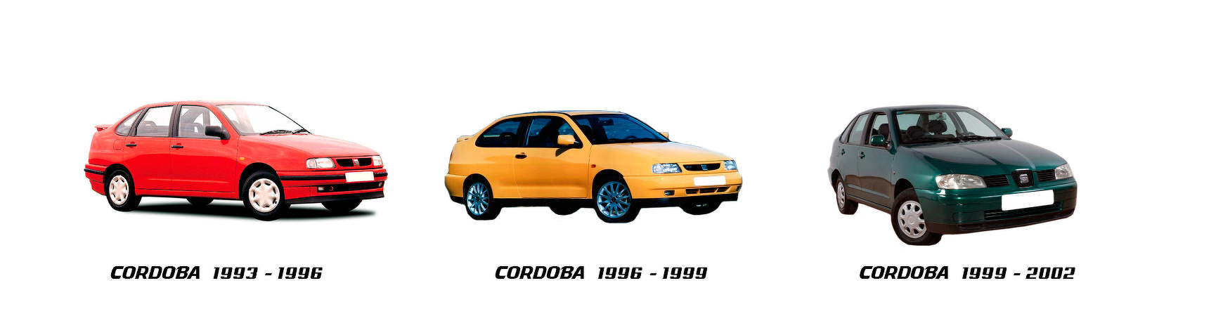 Piezas y Recambios de SEAT Cordoba (6K) de 1993 a 2002 | Veramauto.es