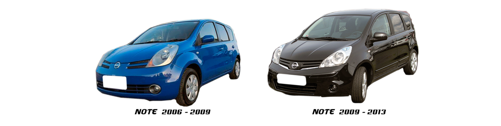 Recambios y repuestos de Nissan Note de 2006, 2007, 2008 y 2009.