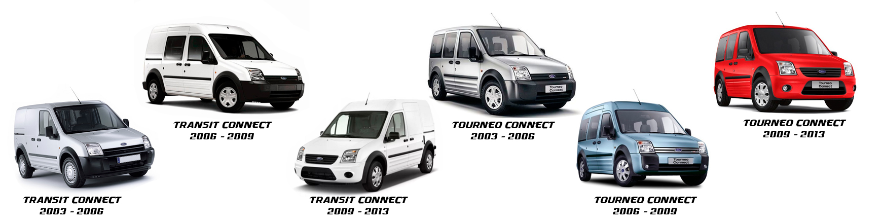 Piezas y Recambios de Ford Tourneo | Transit | Connect (C170) de 2003 a 2006 | Veramauto.es