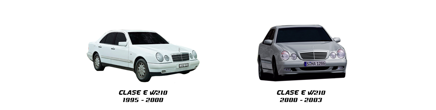 Recambios de Mercedes Clase E w210 de 1995 a 1999 baratos y con envío