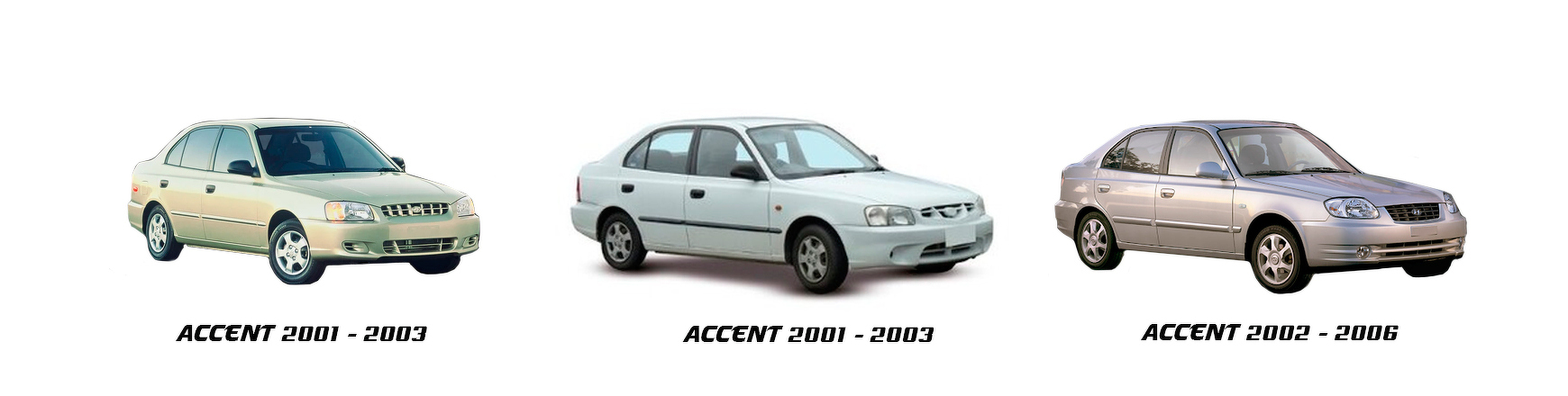 Piezas y Recambios de Hyundai Accent (LC) de 2001 a 2003 | Veramauto.es