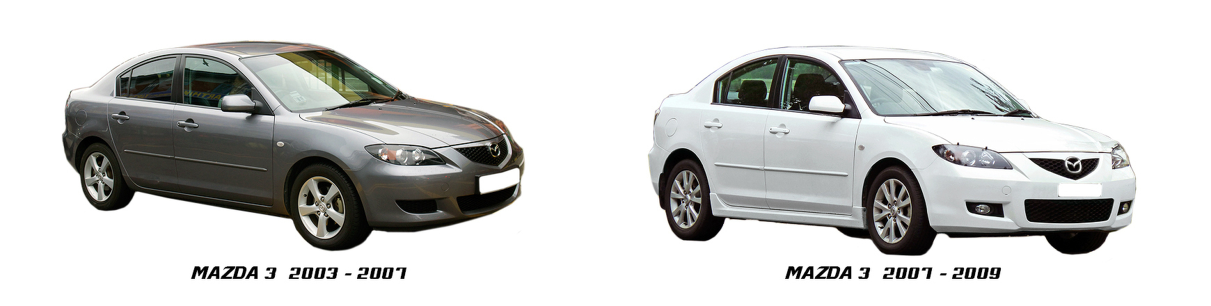 Piezas y Recambios de Mazda 3 de 2003 a 2009. Consulte en Veramauto.es