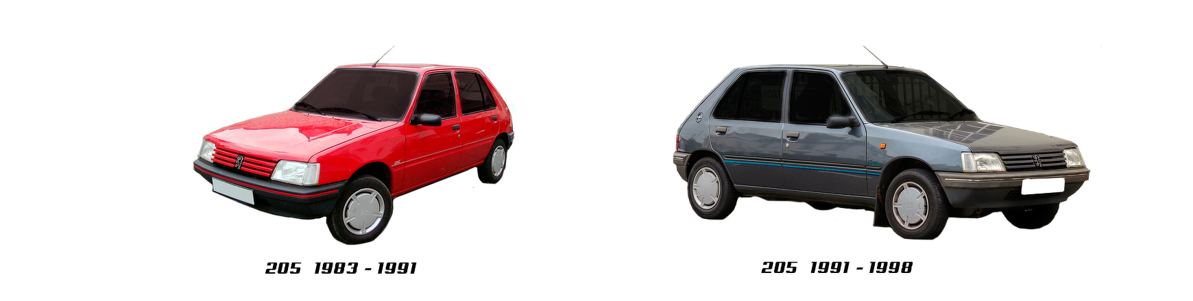 Piezas y Recambios de Peugeot 205 (741) de 1983 a 1998 | Veramauto.es