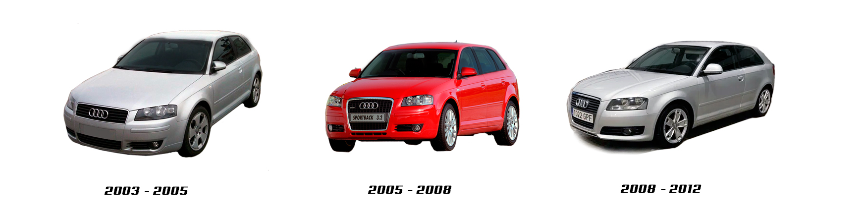 Piezas y Recambios de Audi A3 (8P) de 2005 a 2008 | Veramauto.es