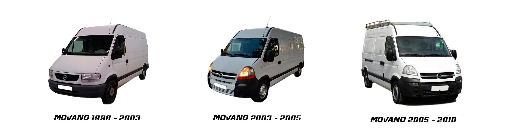 Piezas y Recambios de Opel Movano (X70) de 1998 a 2003 | Veramauto.es