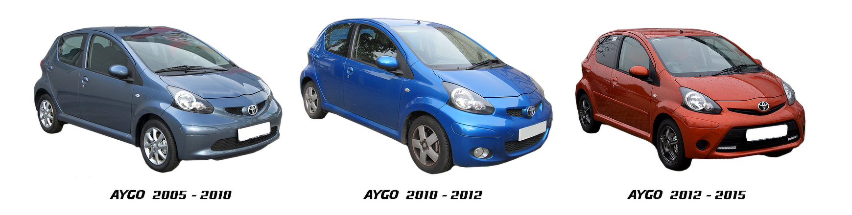 Piezas y Recambios de Toyota Aygo (AB1) de 2005 a 2009 | Veramauto.es