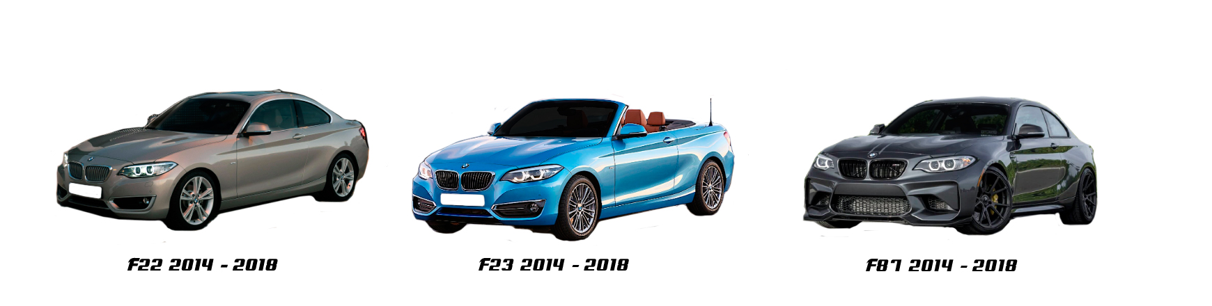 Piezas y Recambios De BMW SERIE 2 (F22|F23|F87) De 2014 a 2018 | Veramauto.es