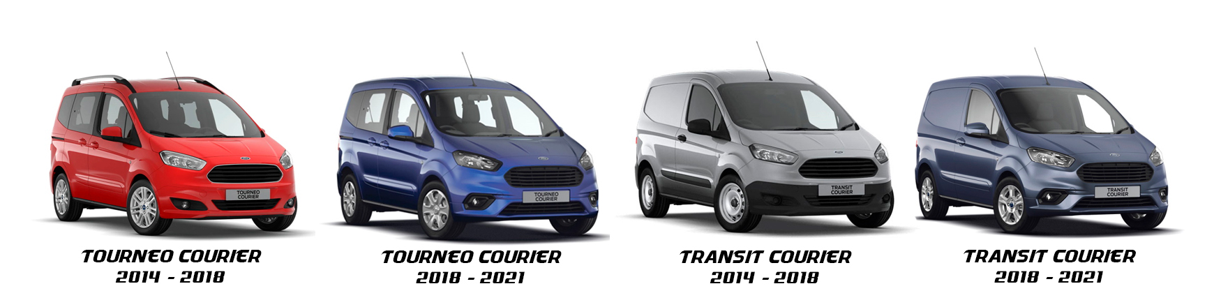Ford Transit Courier y Tourneo Courier 2014 en adelante - Veramauto.es