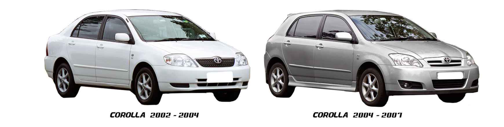 Piezas y Recambios de Toyota Corolla (E12) de 2004 a 2007 | Veramauto.es